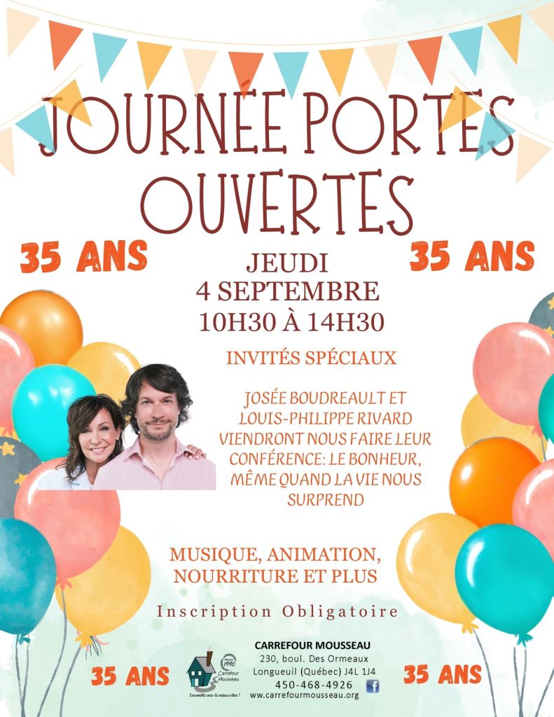Journée portes ouvertes 4 septembre 2025